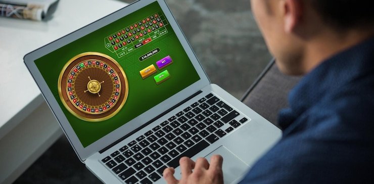 Antarmuka permainan slot multi-game di perangkat mobile